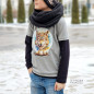 Preview: Bügelbild Fantasie-Tiere Wolf